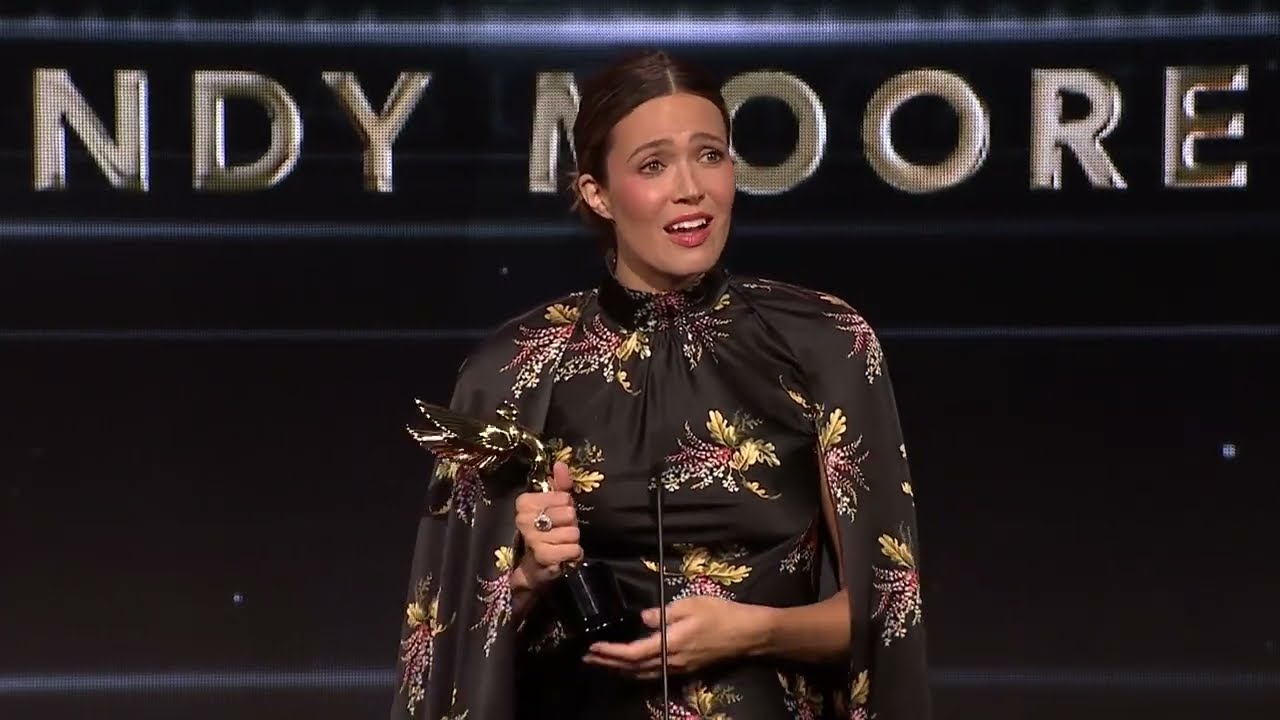Mandy Moore’s Virtuoso Award Acceptance Speech  | 2022 HCA TV Awards
