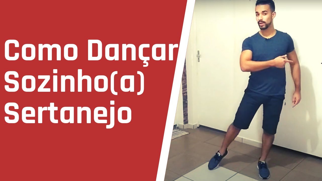 Como Dançar Sertanejo Sozinho - Explicação Passo a Passo p/ INICIANTES