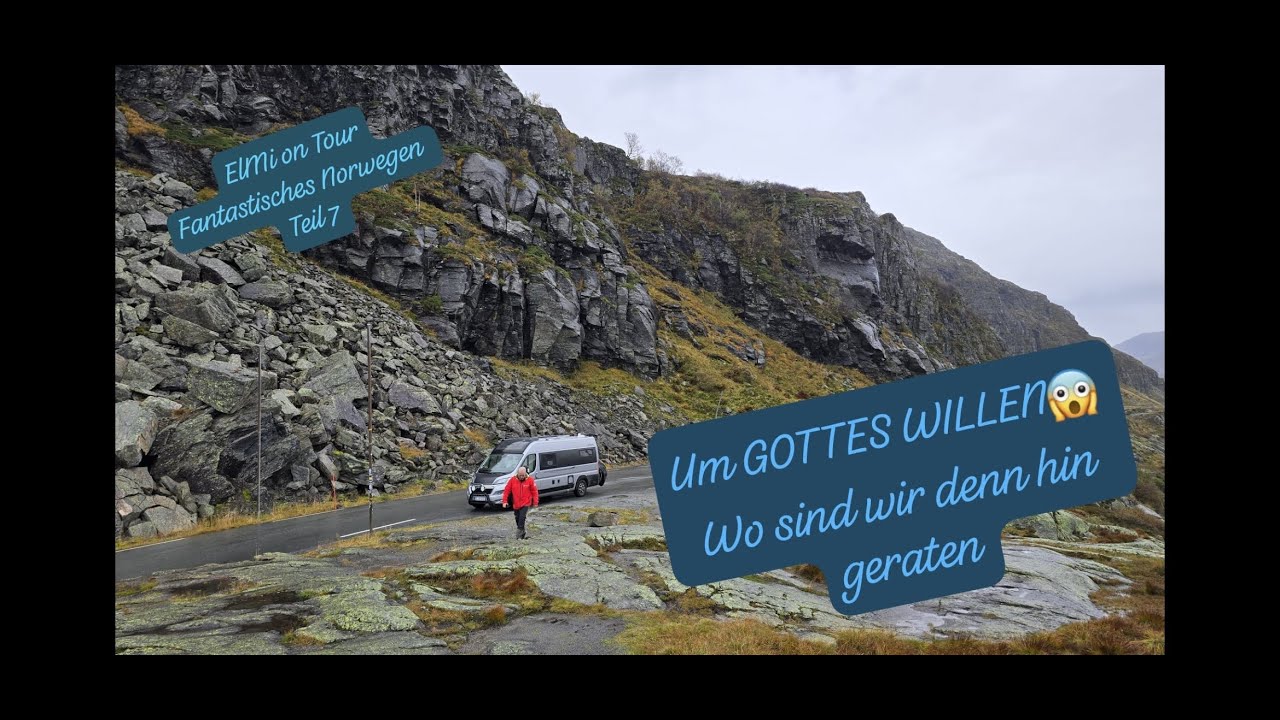 Erschreckende Campertour über ein Fjell in Norwegen '25