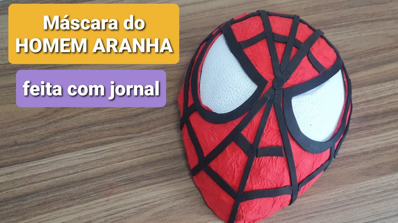 Como fazer a máscara do HOMEM ARANHA!?