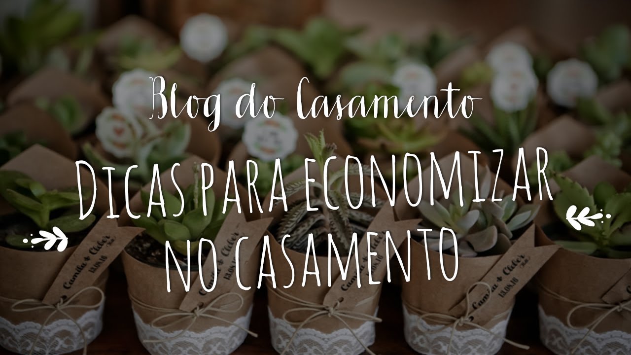 O que você precisa saber para economizar no seu casamento.