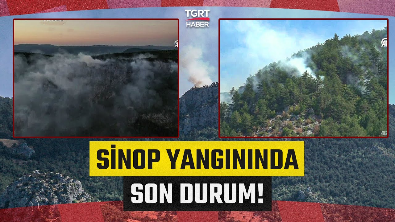 Sinop Durağan Yangınında Son Durum! Köklen Köyünde Çıkan Yangına Havadan Ve Karadan Müdahale Sürüyor