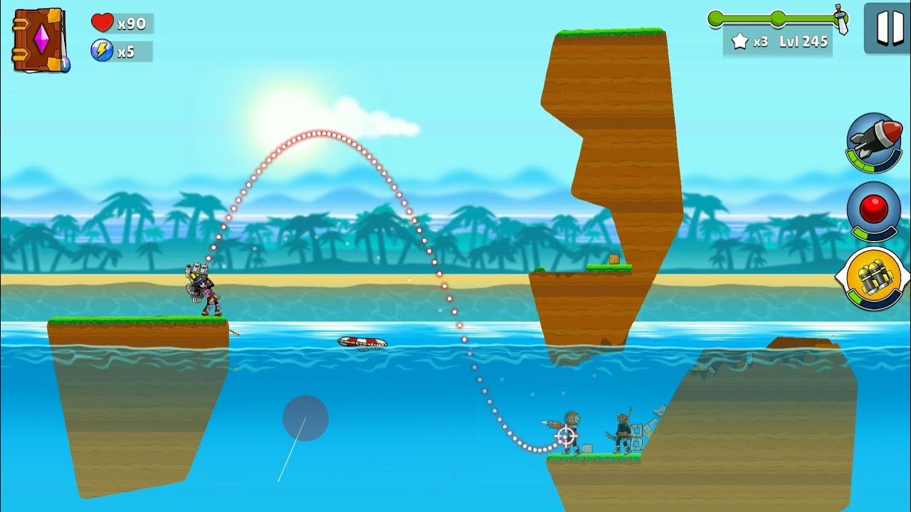 Boom stick level 241-245 (Walkthrough)