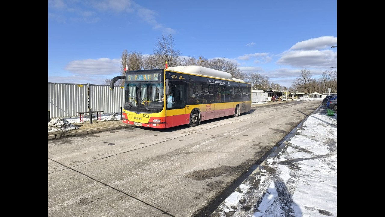 MAN NL313 Lion's City CNG linia 181 (kierunek Pl. Wilsona)