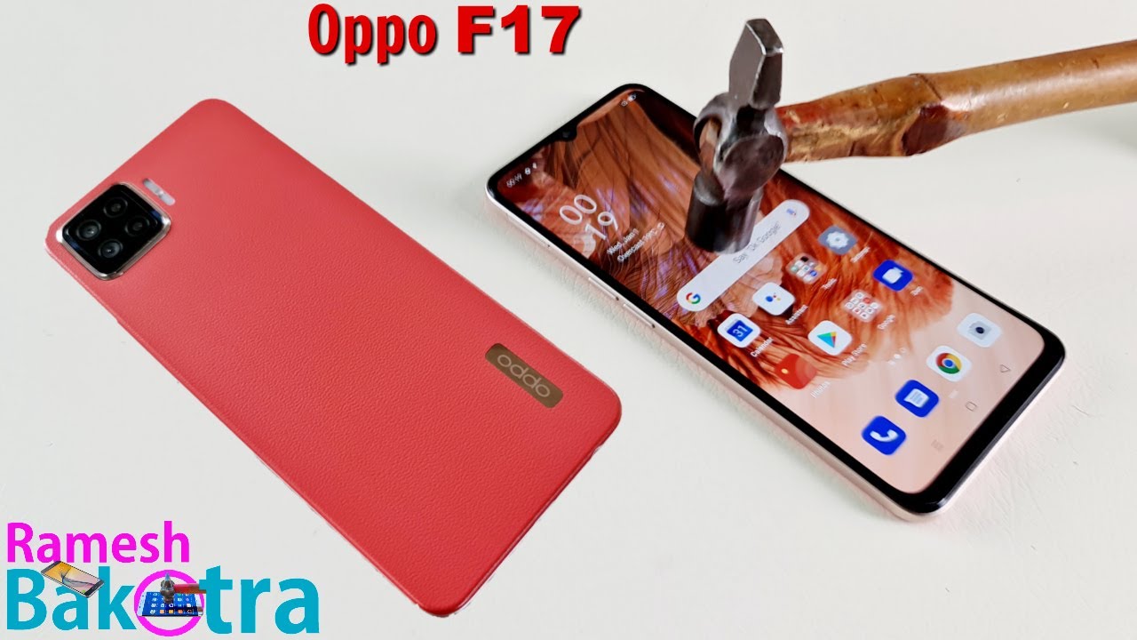 Oppo F17 Screen Scratch Test