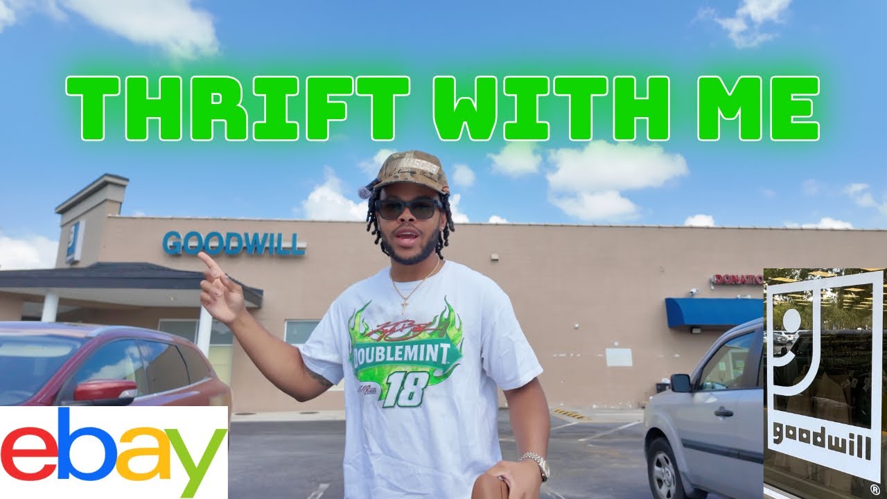 Goodwill Thrift with me Sourcing RESELL eBay