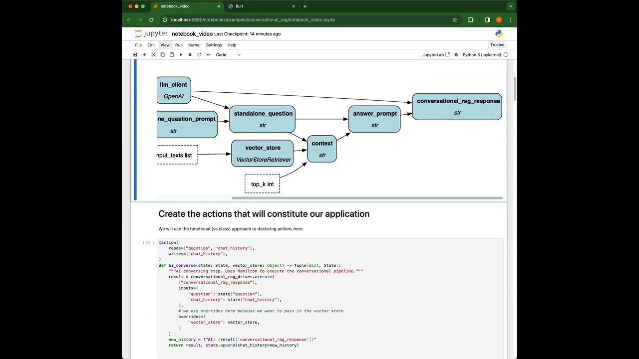 Burr Conversational RAG Example Walkthrough