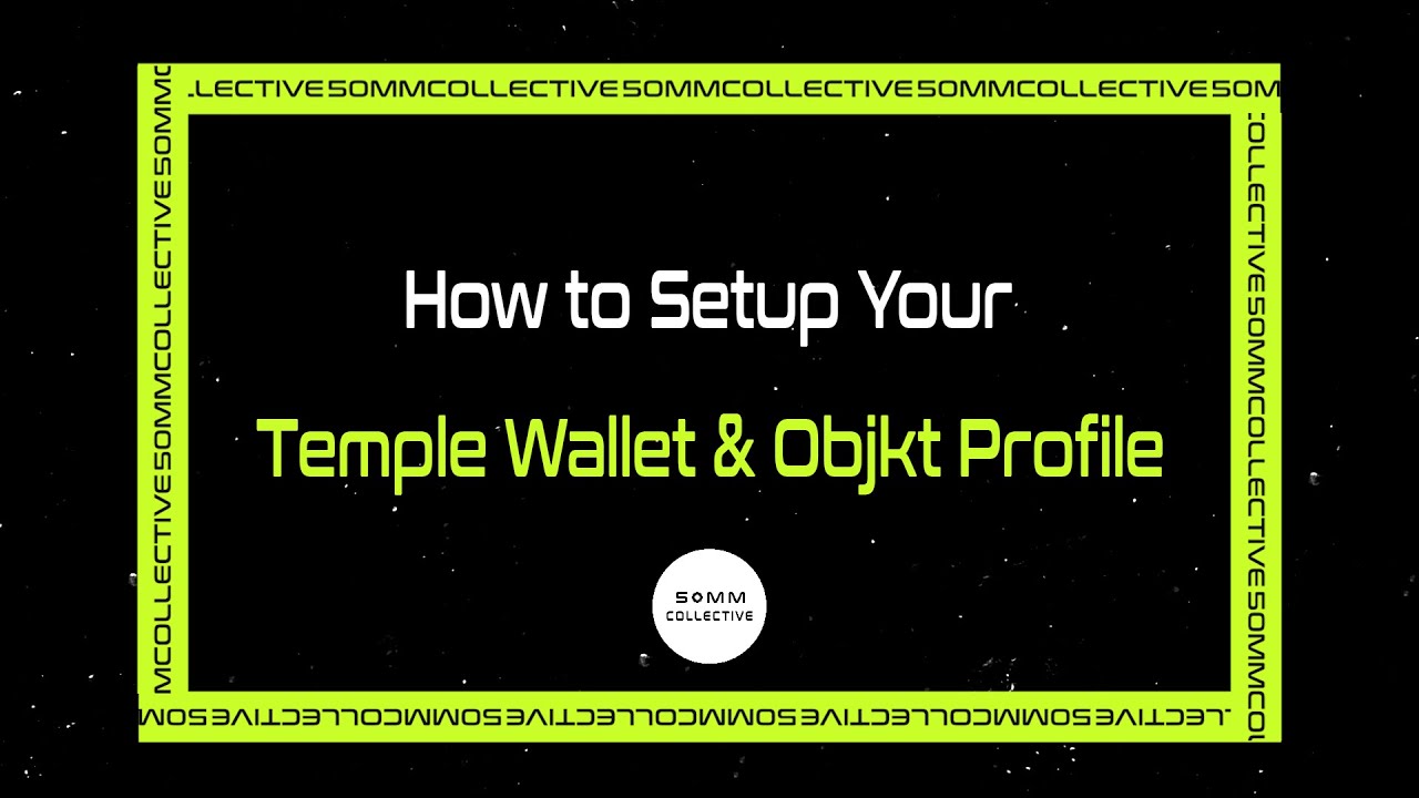 How to SETUP Your Temple Wallet & Objkt Profile