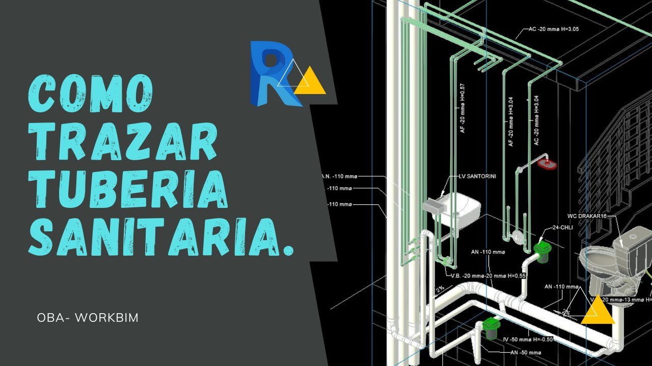 Como trazar tuberias sanitarias en Revit