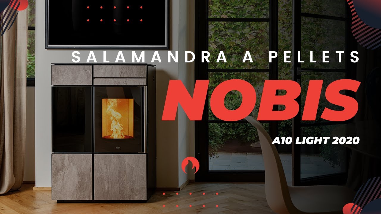Salamandra a Pellets - Nobis A10 Light 2020 #bioflame #nobis #salamandra #pellets #aquecimento