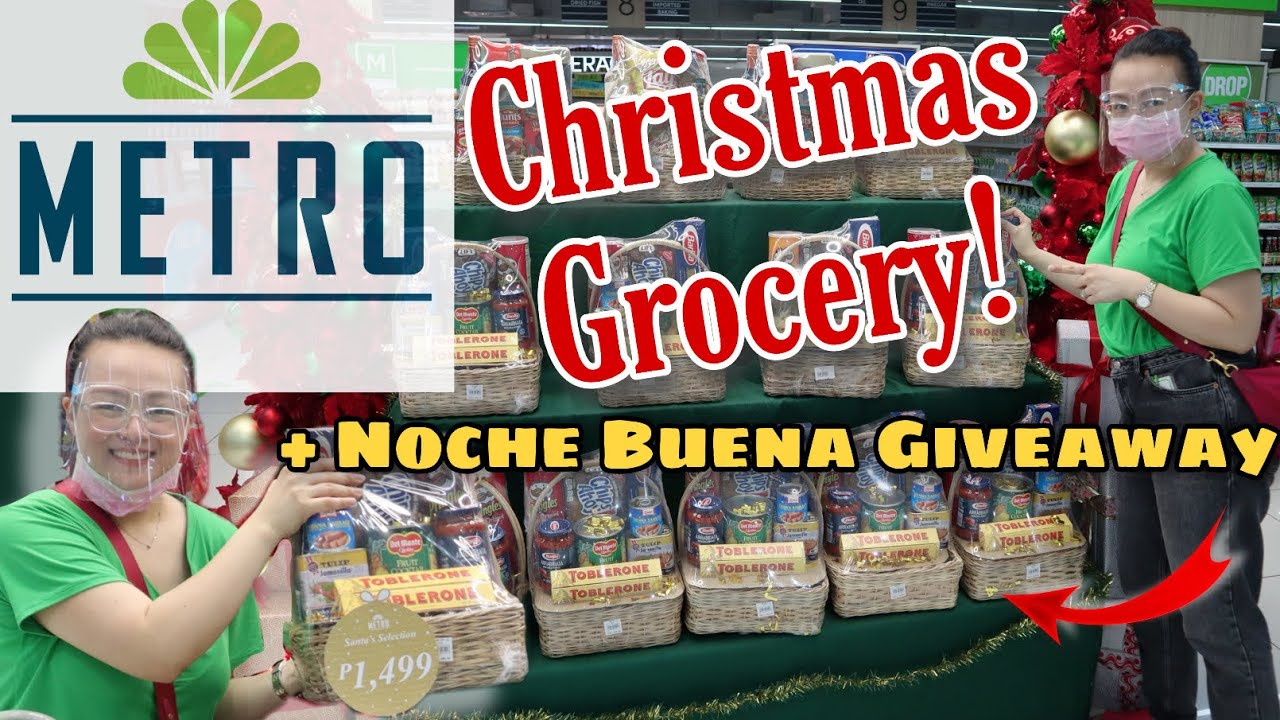 CHRISTMAS GROCERY SHOPPING! (3K Pesos Budget!) | NOCHE BUENA GIVEAWAY! | Nins Po
