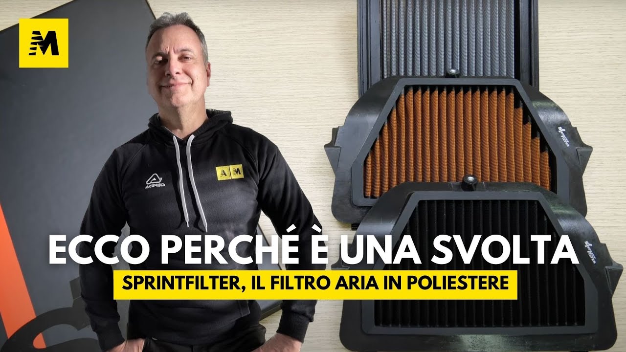 Sprint Filter, il PRIMO FILTRO IN POLIESTERE. Ecco perché è una svolta!