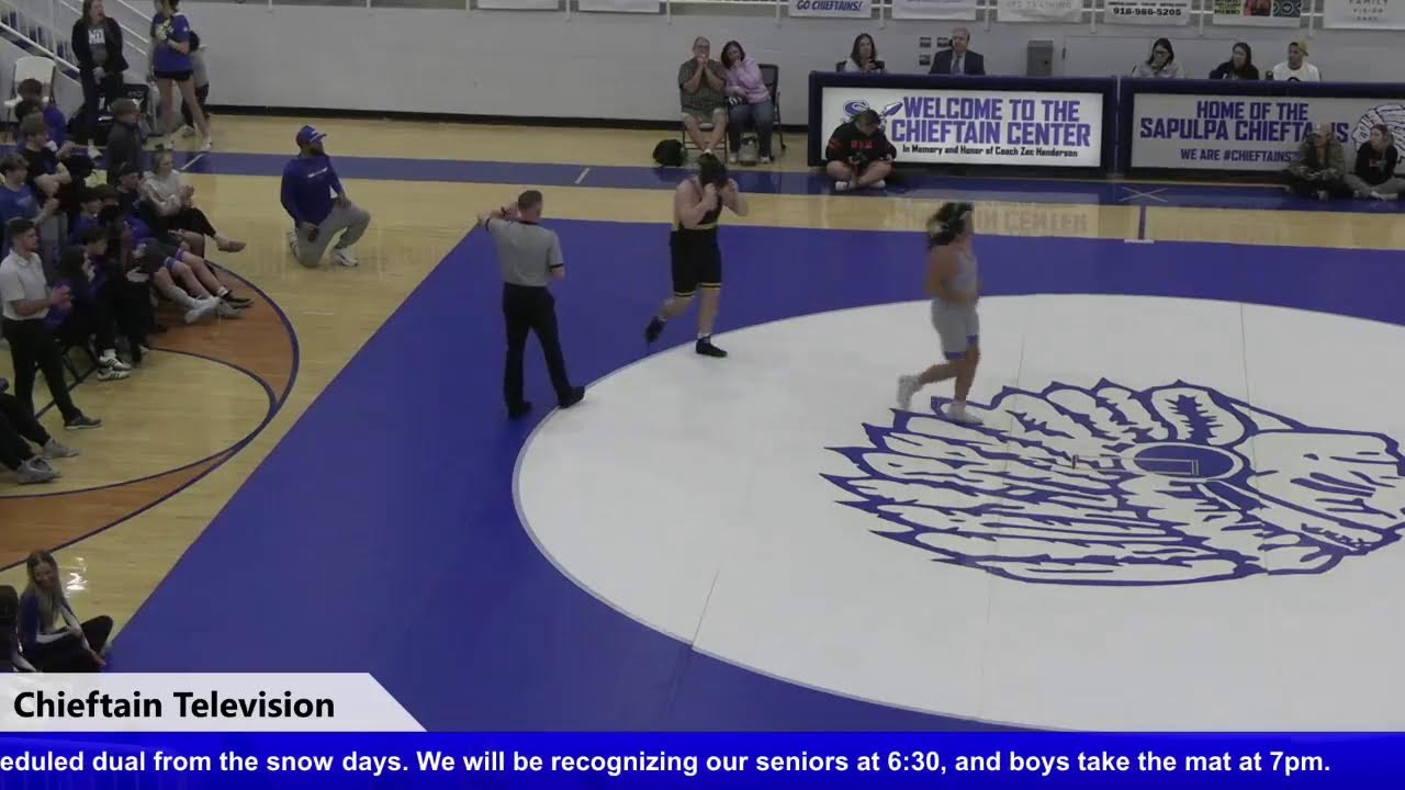 SHS Varsity Boys Wrestling vs Sand Springs SENIOR NIGHT 02/12/2026