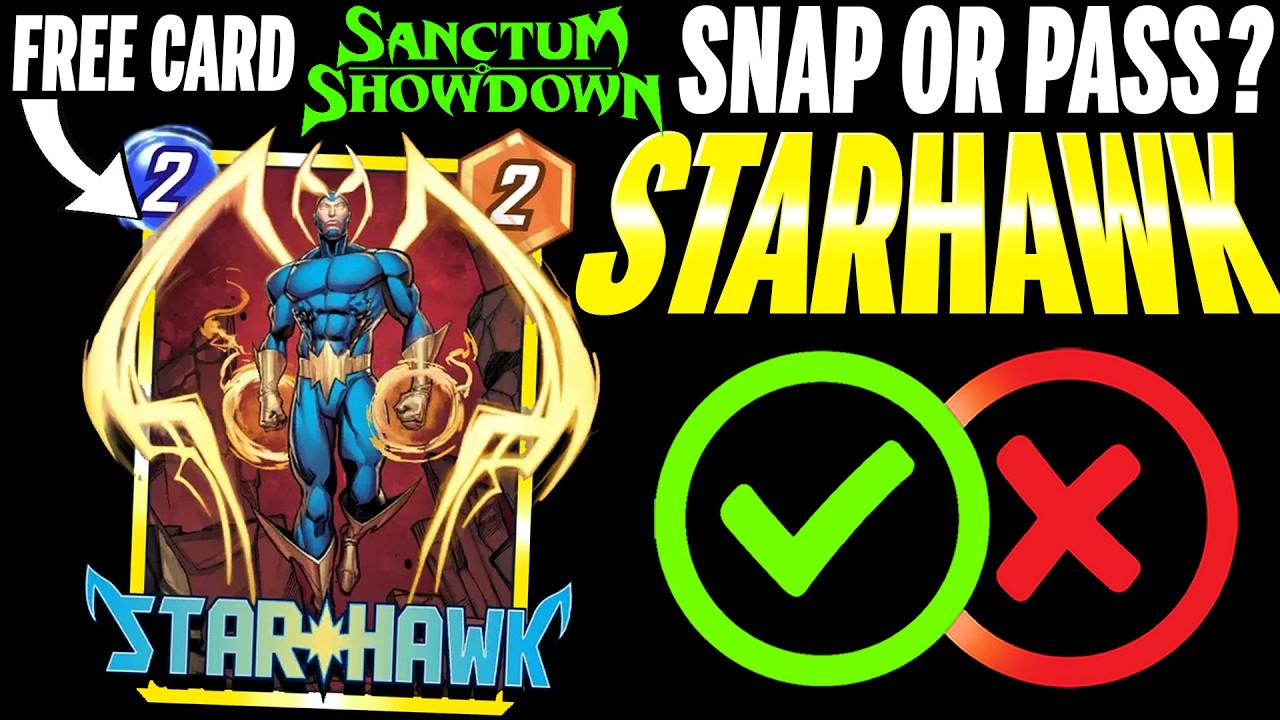 Звёздный Ястреб 🌟 Подробности и правила | Сделать снимок или пропустить | Marvel Snap