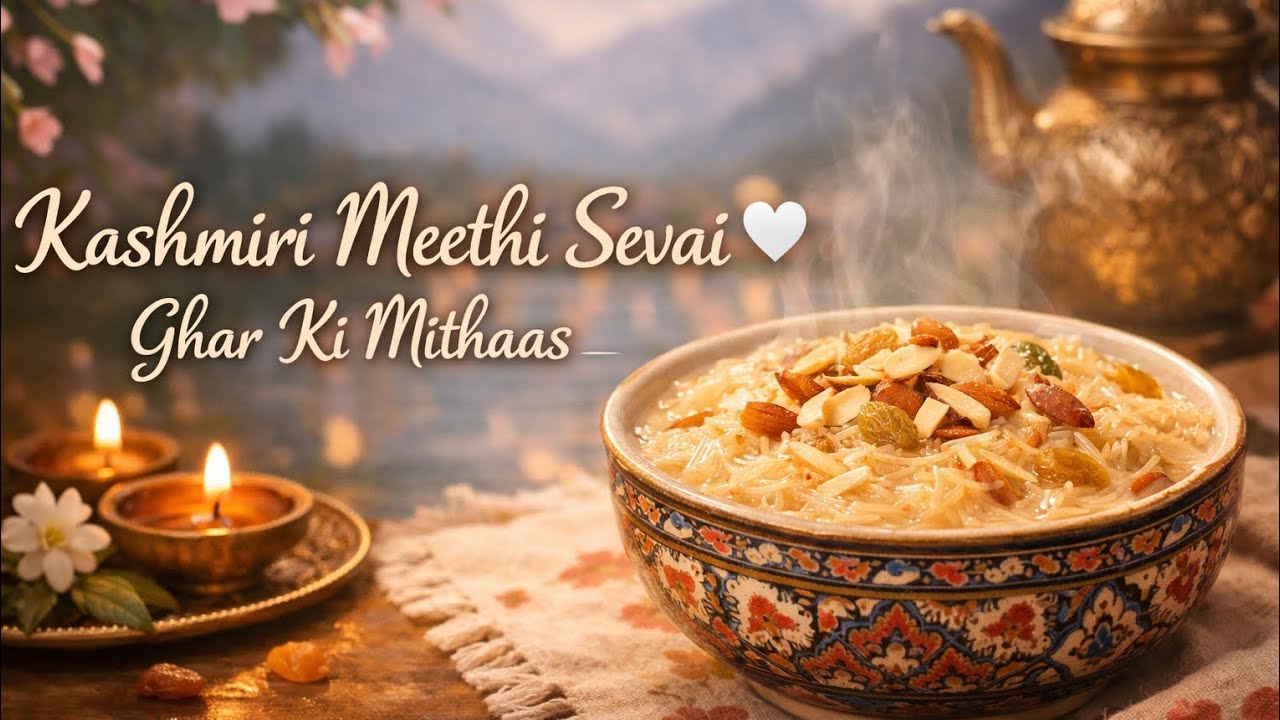 “Kashmiri Style Meethi Sevai – Ghar Ki Mithaas, Dil Ka Sukoon”#sheenbites