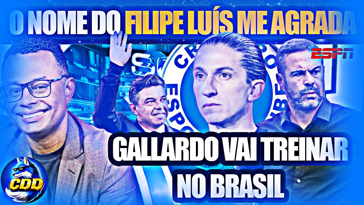 🦊🪑 DANÇA DAS CADEIRAS! FILIPE LUÍS NO CRUZEIRO APÓS IDA DE JARDIM AO FLAMENGO? GALLARDO, ARTUR JORGE