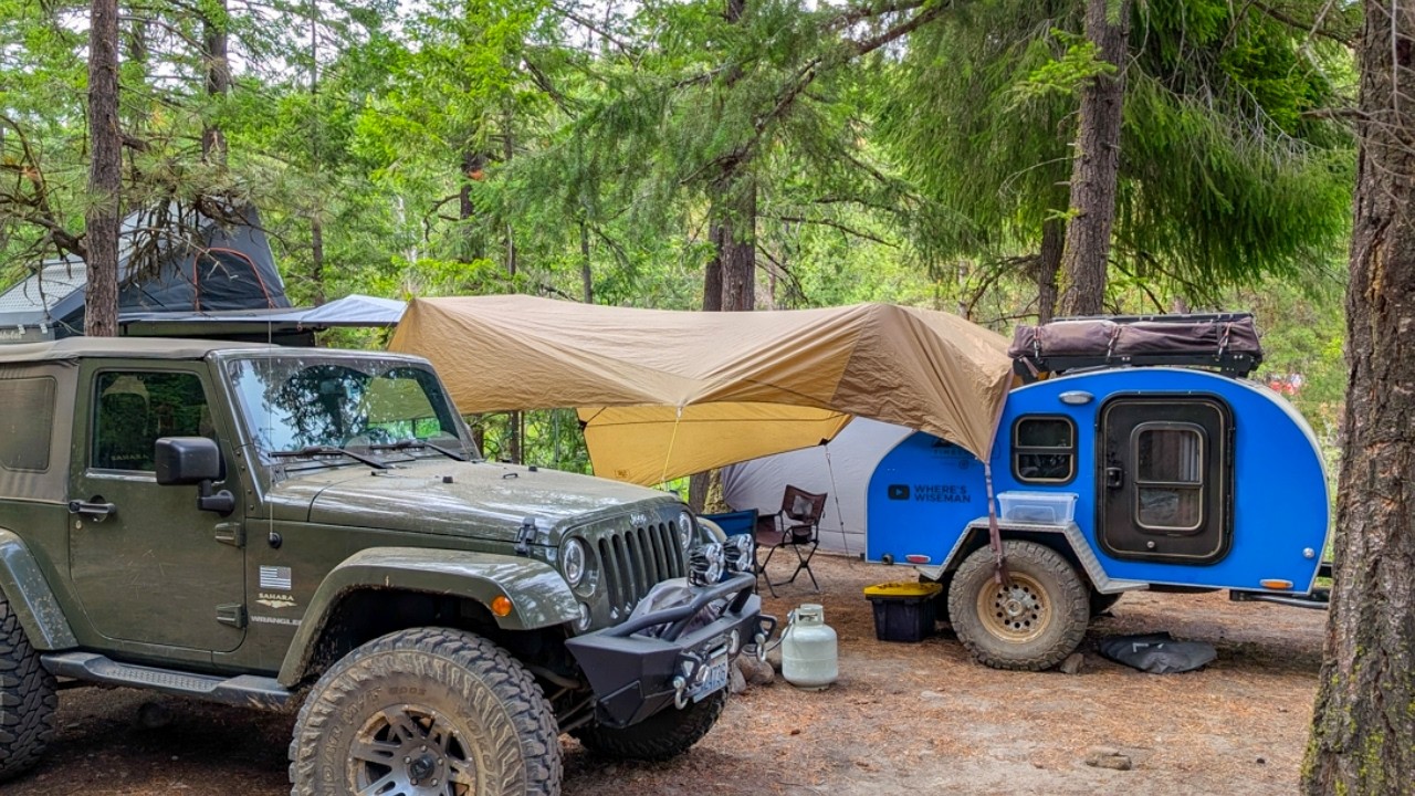 High Winds and SNOW in June | Camping with @WhereToNextOverland