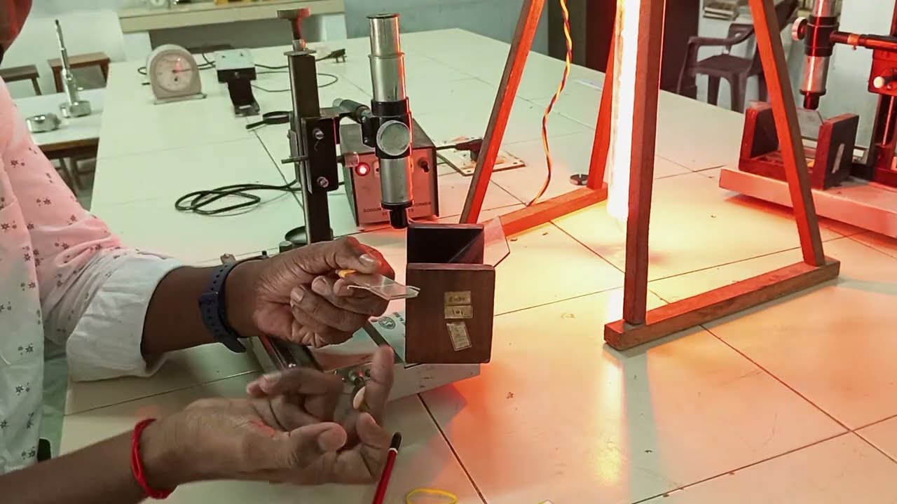 Air wedge experiment thickness of a thin wire calculation | தமிழ் | Air wedge method