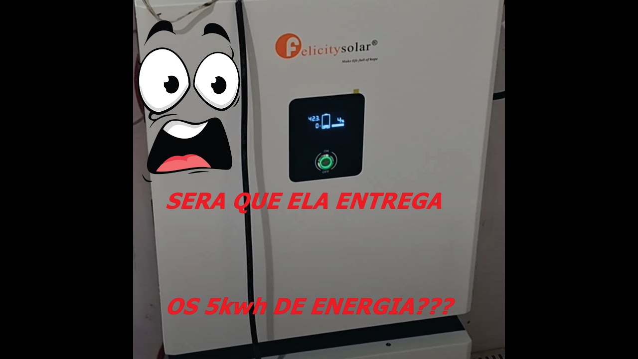 Teste CAPACIDADE Bateria 🔋FELICITY SOLAR 48v 100A 5KWH🪫. #energiasolar #offgrid #felicitysolar
