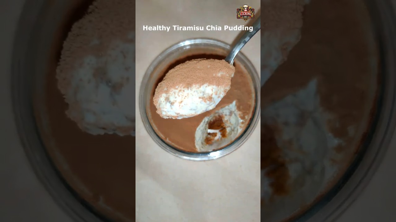 Viral Greek Yogurt Tiramisu Chia Seeds Pudding 
