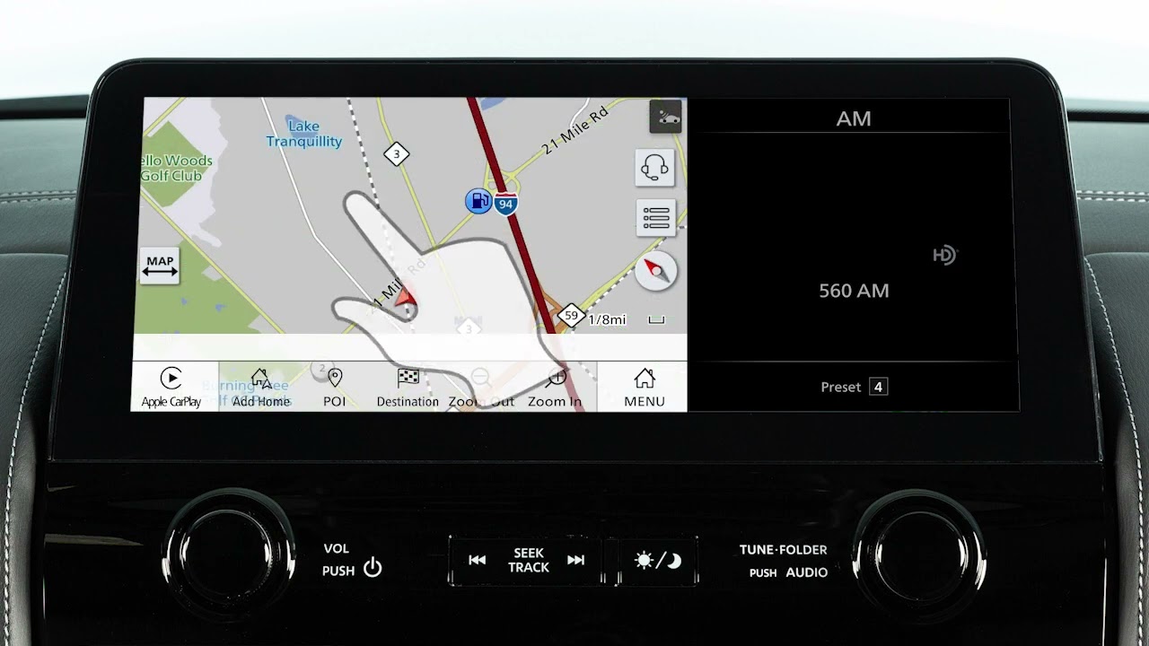 2023 INFINITI QX80 - Map/Voice Button