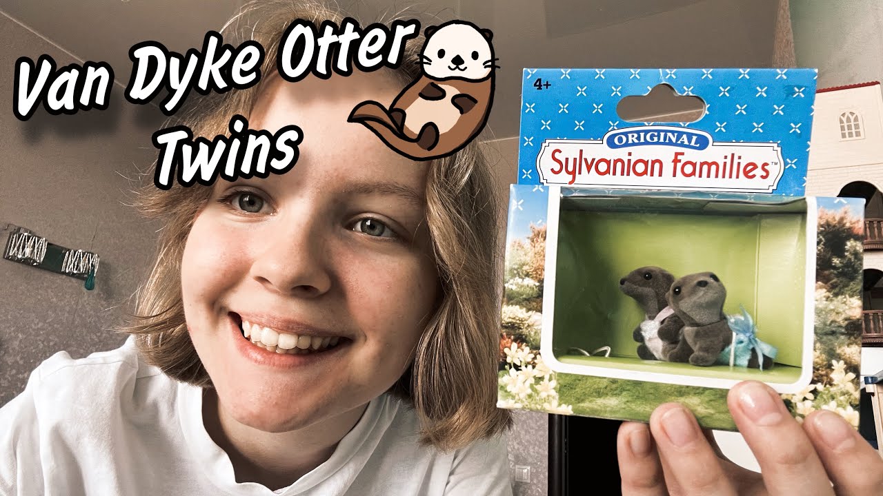 Sylvanian Families Vintage Flair Vandyke Otter Twins - UNBOXING