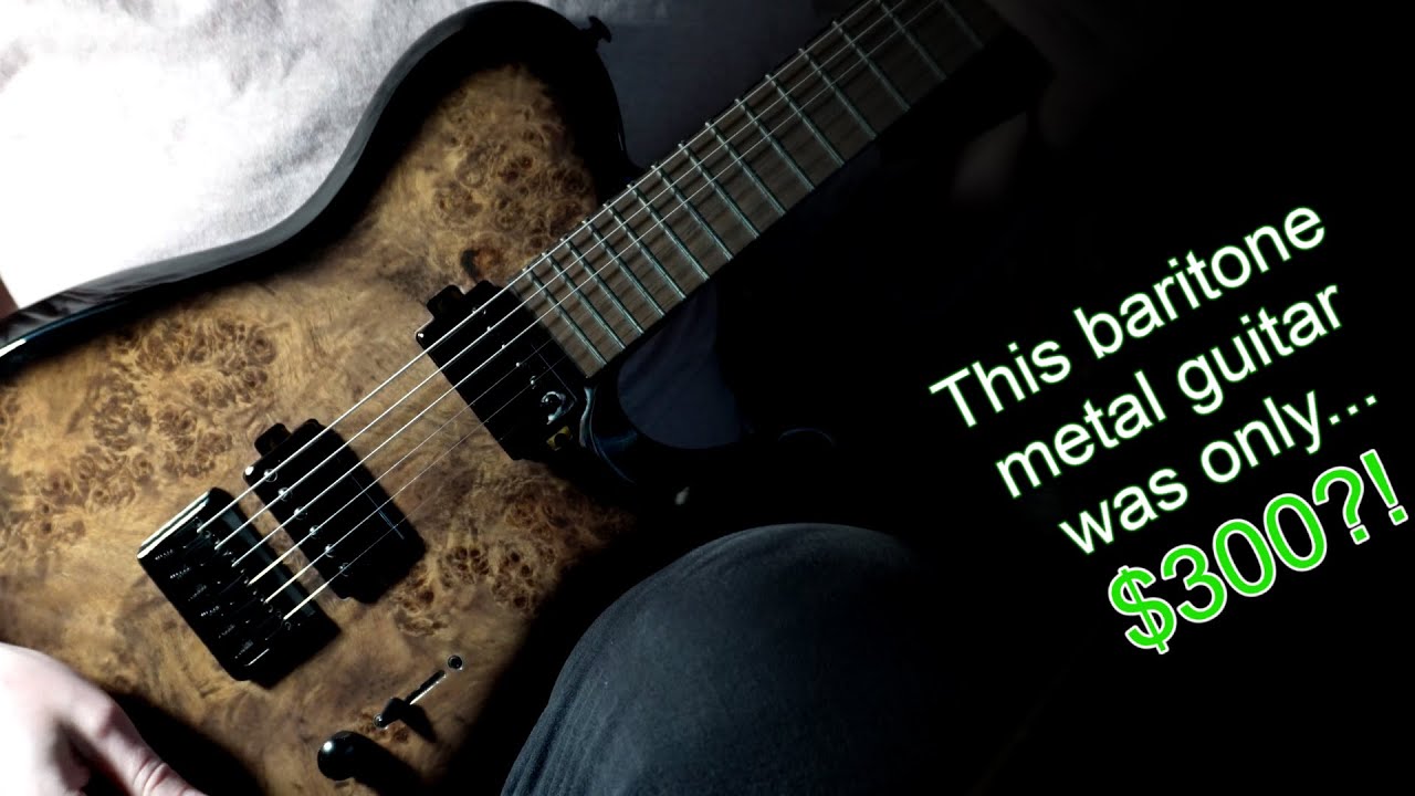 This BUDGET baritone metal guitar sounds amazing! | SubZero Paradigm Baritone