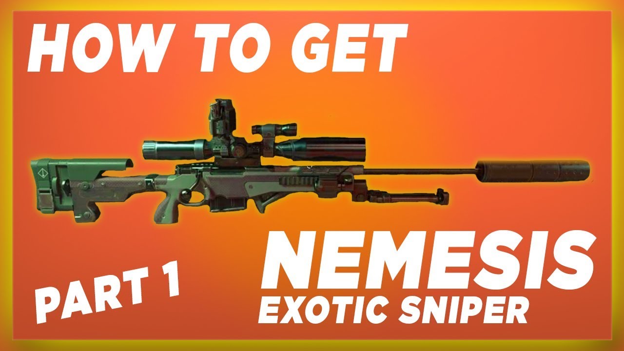 The Division 2 - How to get Exotic Nemesis Sniper Marksman Rifle - New Exotic Sniper Rifle for WT5
