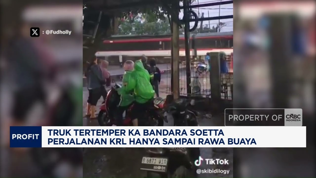 Truk Tertemper KA Bandara Soetta, Sejumlah Perjalanan KRL Dibatalkan