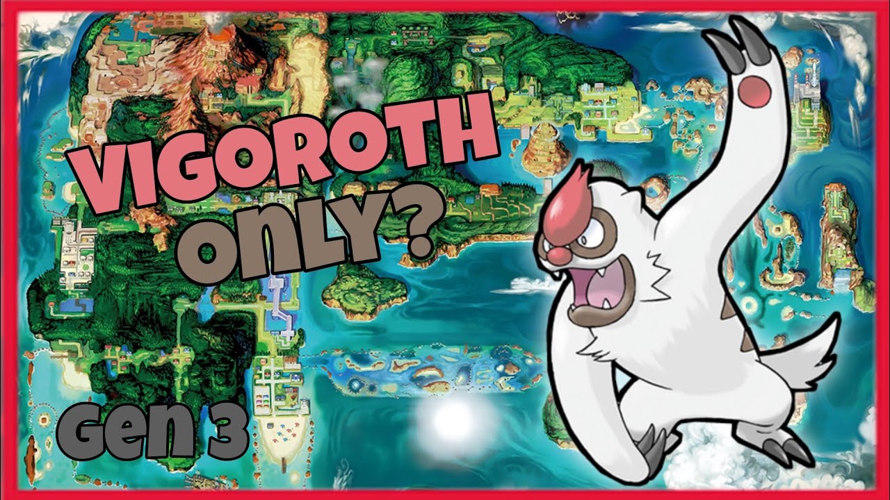 Can you Beat Pokemon Emerald with Only Vigoroth?