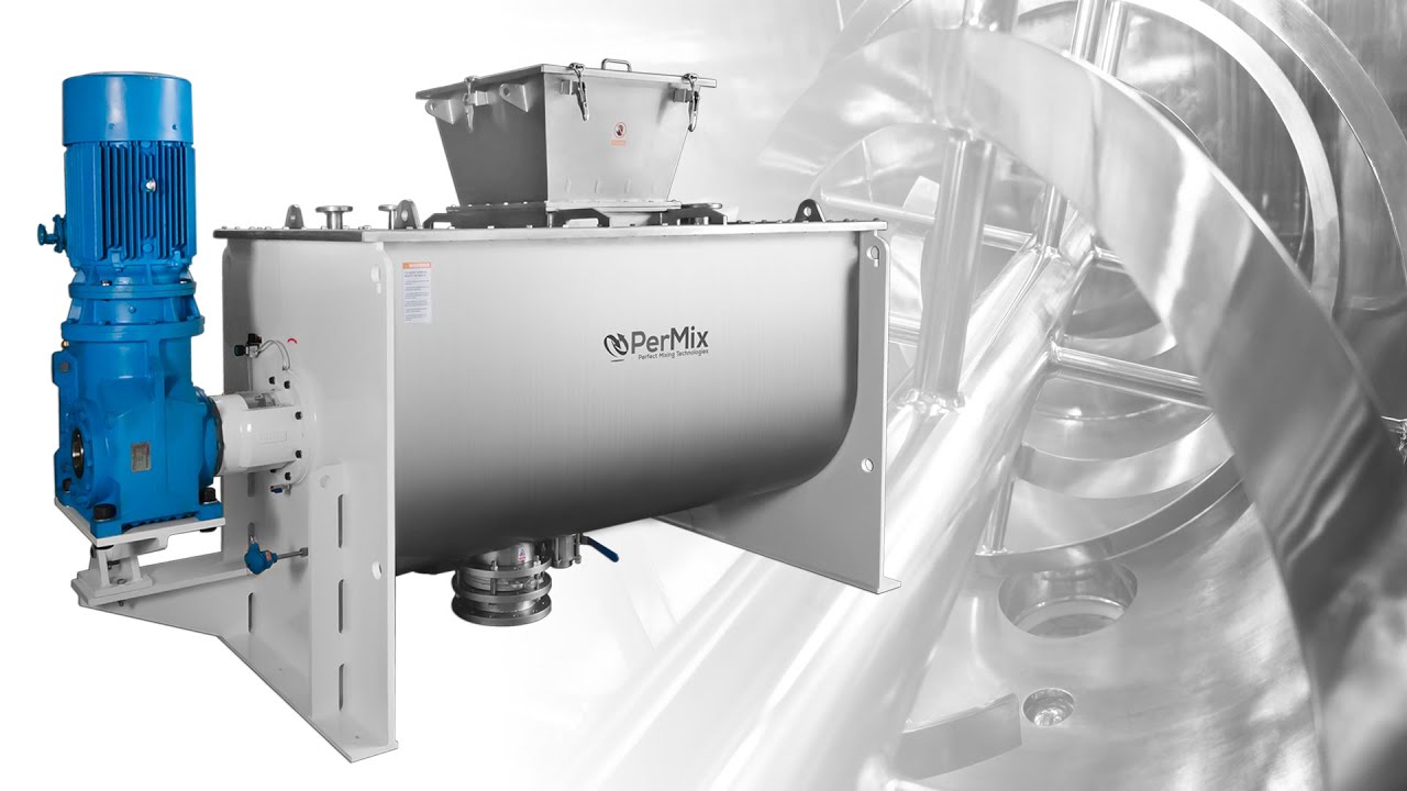Ribbon Mixers For Mixing Powders & Bulk Ingredients