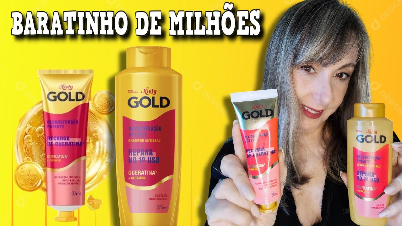 NIELY GOLD RECARGA DE QUERATINA RECONSTRU&Ccedil;&Atilde;O POTENTE