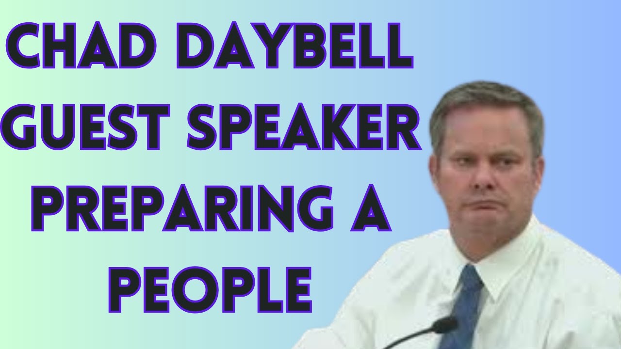 Chad Daybell Guest Speaker for Preparing a People