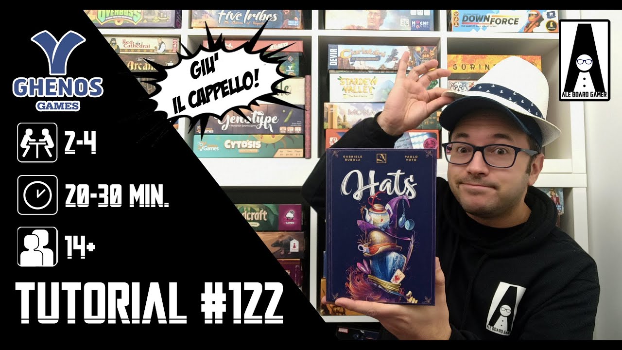 HATS [Tutorial #122] Il gioco di carte facile e veloce che ci porta al tavolo del Cappellaio Matto!