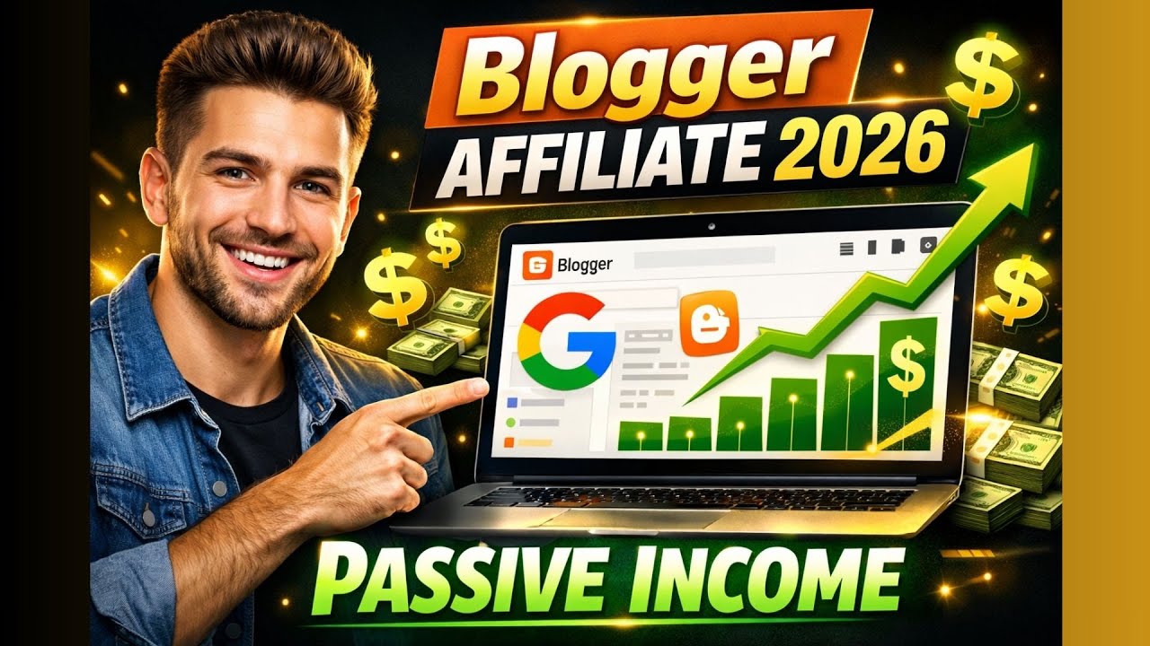 Affiliate Marketing With Blogger 2026 | Earn Passive Income Online