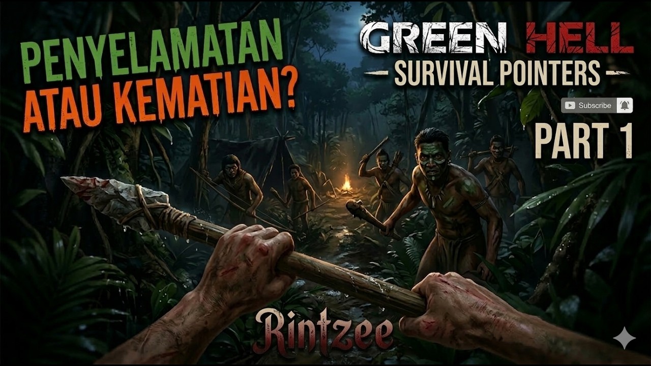 SURVIVAL ATAU MATI? 💀 Hari Kedua Menjelajahi Neraka Hijau! | Green Hell Indonesia Part 2