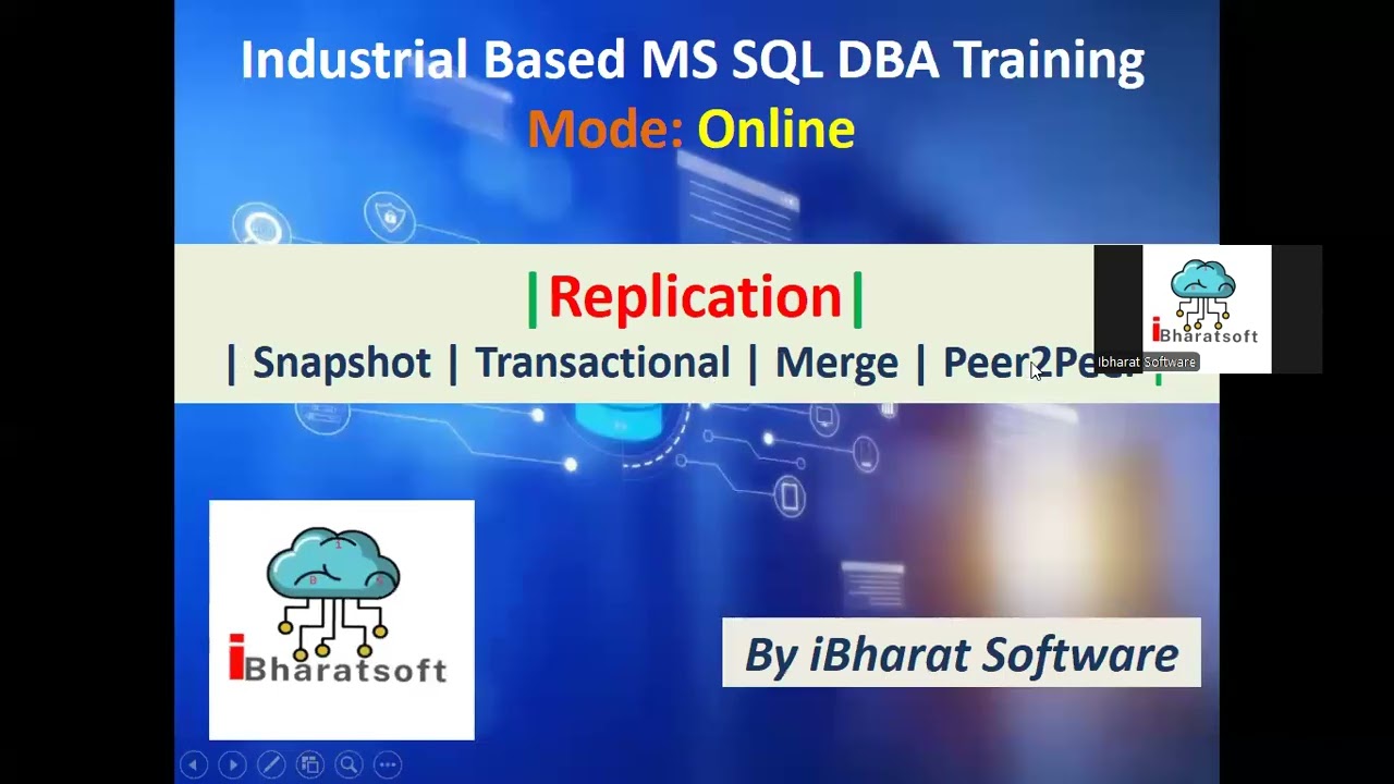 65. MS SQL Server Replication Architecture Explained in Easy Hindi #ibharatsoftware #sqldba