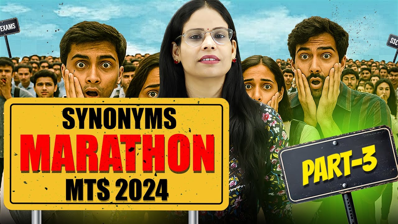 SSC MTS 2024 All Synonyms_#3  ||  With Soni Ma'am