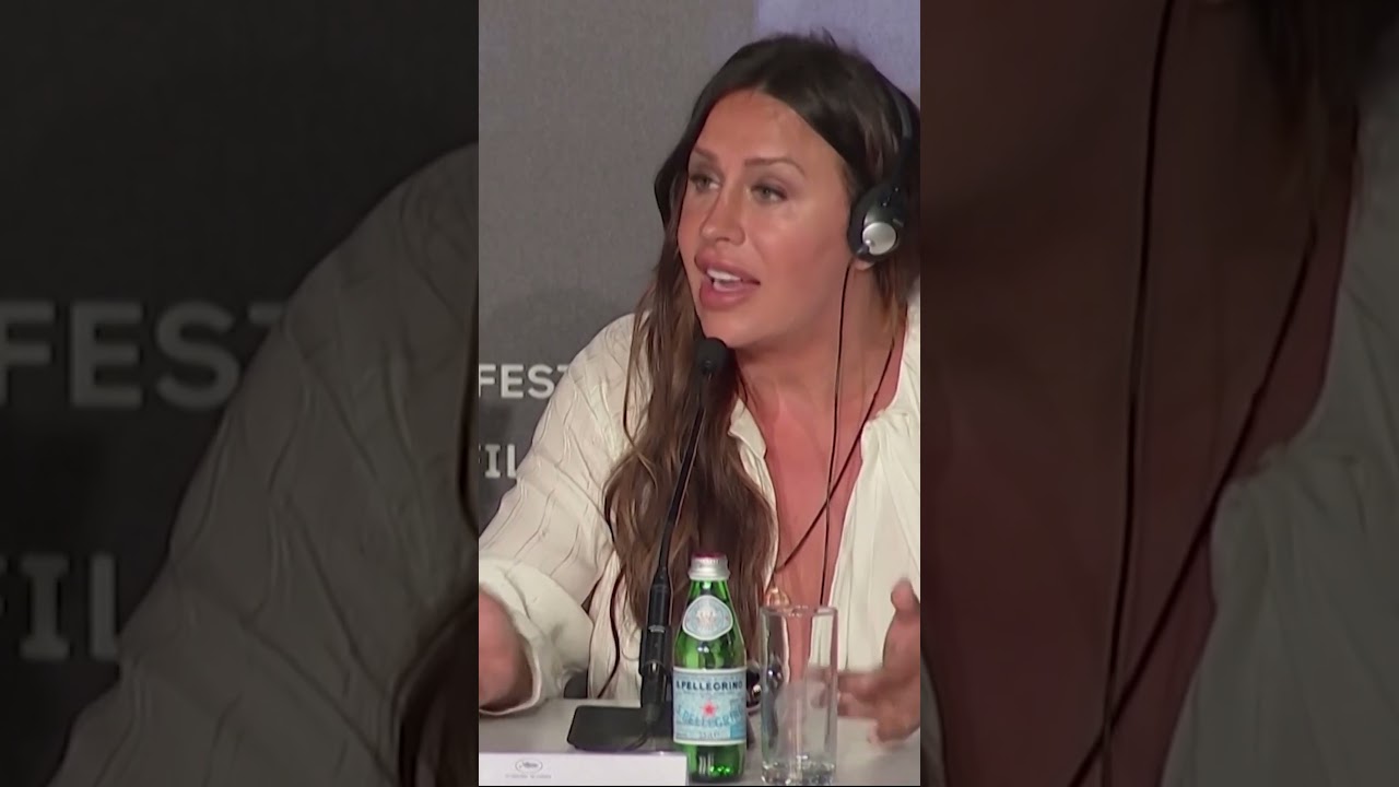 Karla Sofia Gascon talking about Controversy in a media talk | DRM News | AA1J