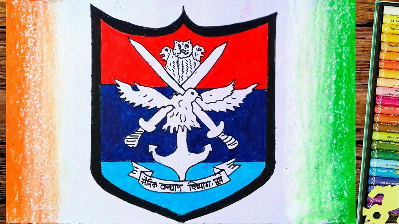 Armed forces flag day drawing ||vijay diwas ||Army