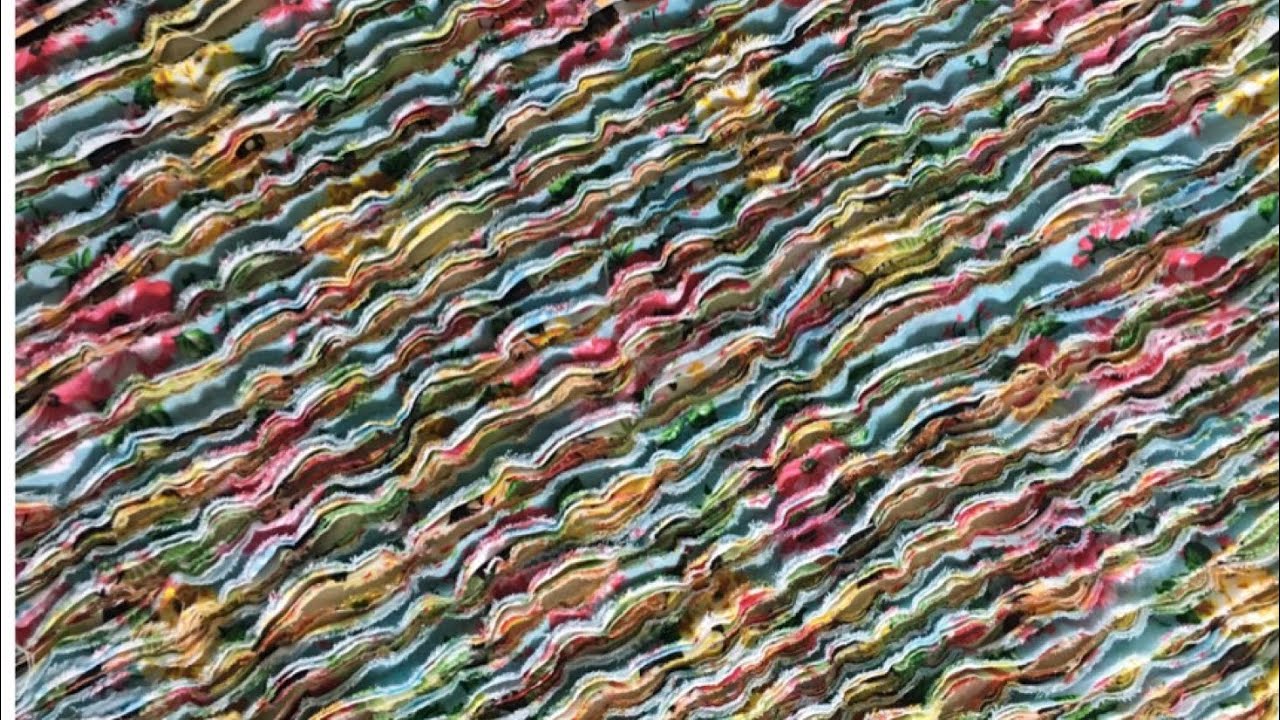 PATCHWORK -CHENILLE -RETALHOS -SUPERSIMPLES- Nº9