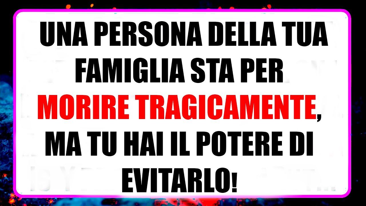 🙏 SOLO TU PUOI SALVARE CHI AMI… NON ASPETTARE, POTREBBE ESSERE TROPPO TARDI! 👼⚠️