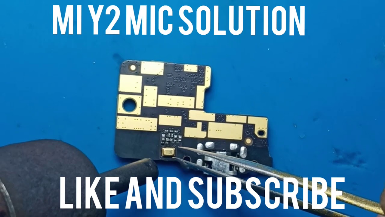 Redmi Y2 replace mic without jumper solution