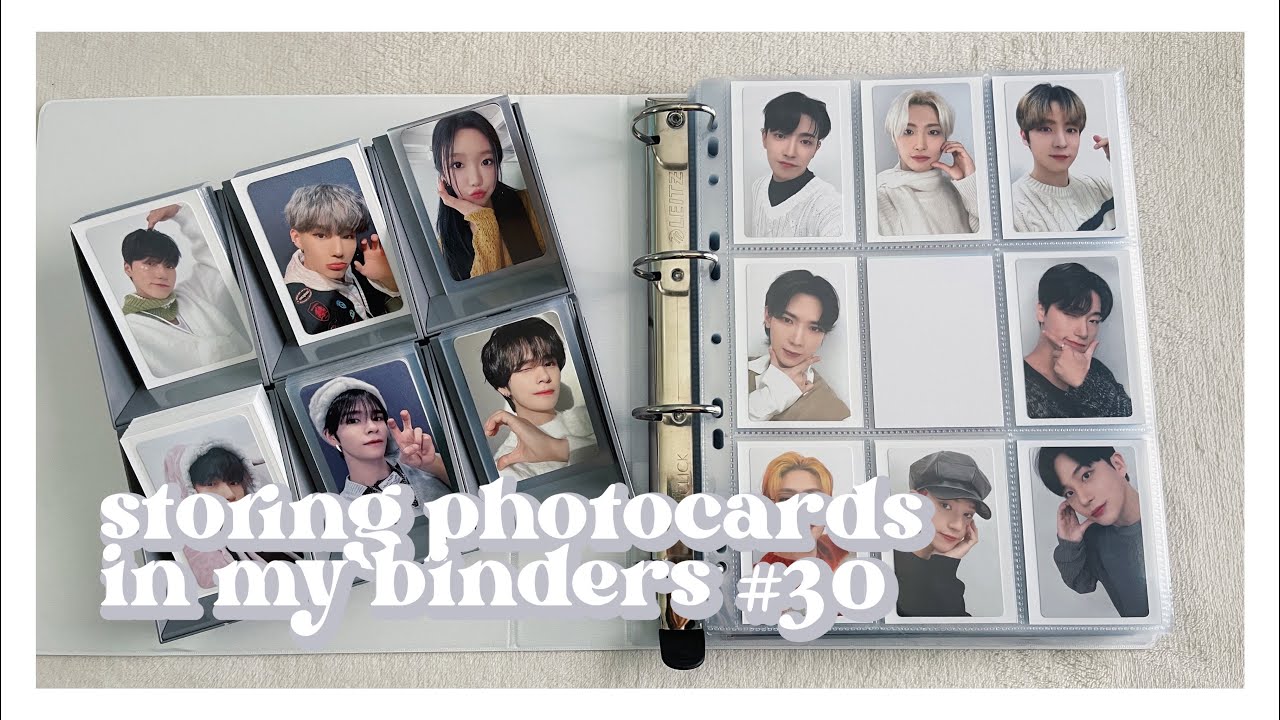 ✰ storing new photocards in my binders #30 ✰ ateez, cravity, enhypen, cix, wjsn