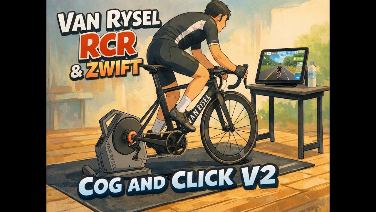 Rodillo Van Rysel RCR con Zwift Cog & Click V2 🚴‍♂️