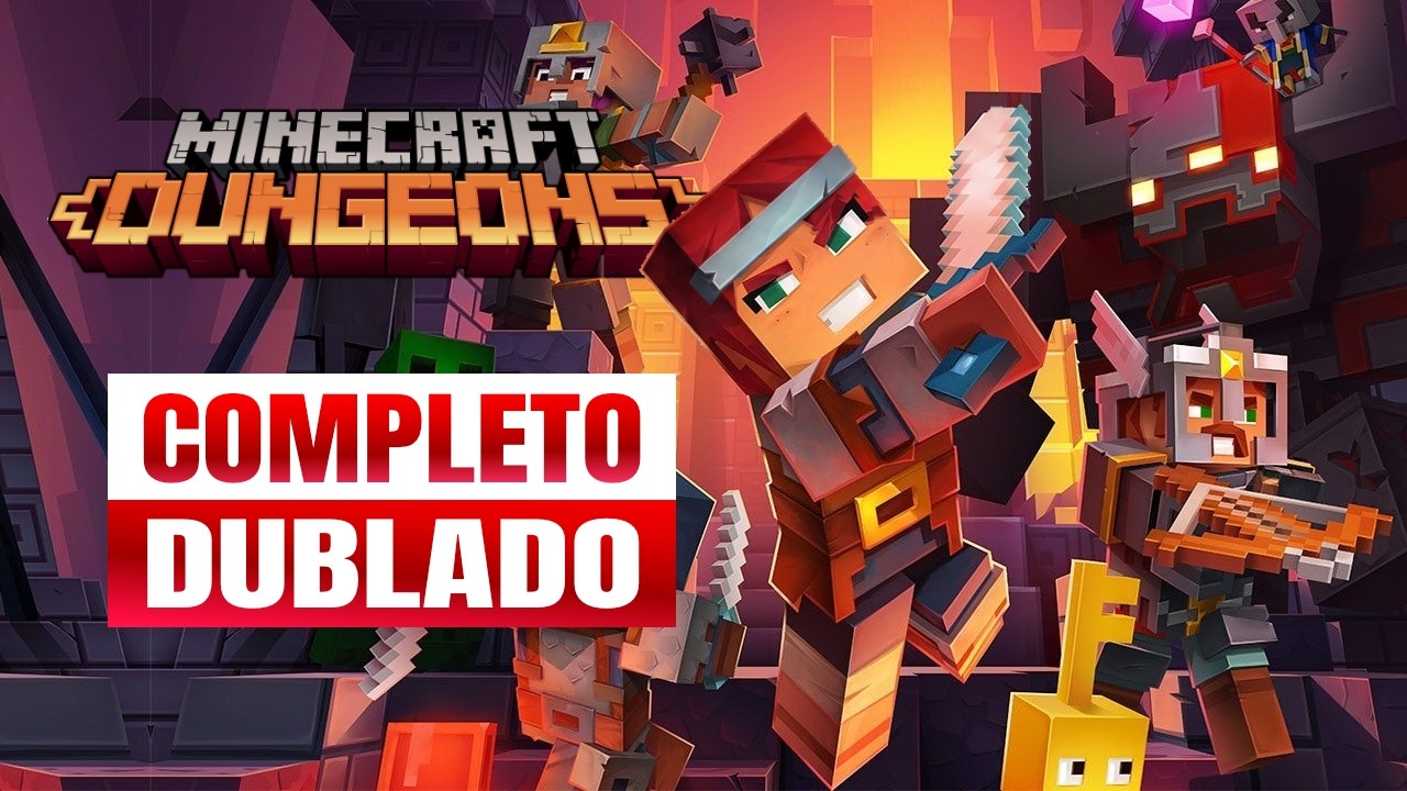 Minecraft Dungeons Completo Dublado em PT-BR