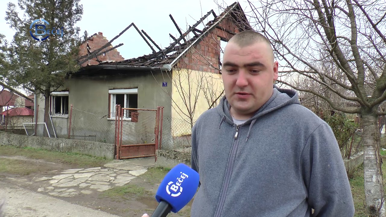 TV BEČEJ: Izgoreo dom porodice Janković iz Bečeja