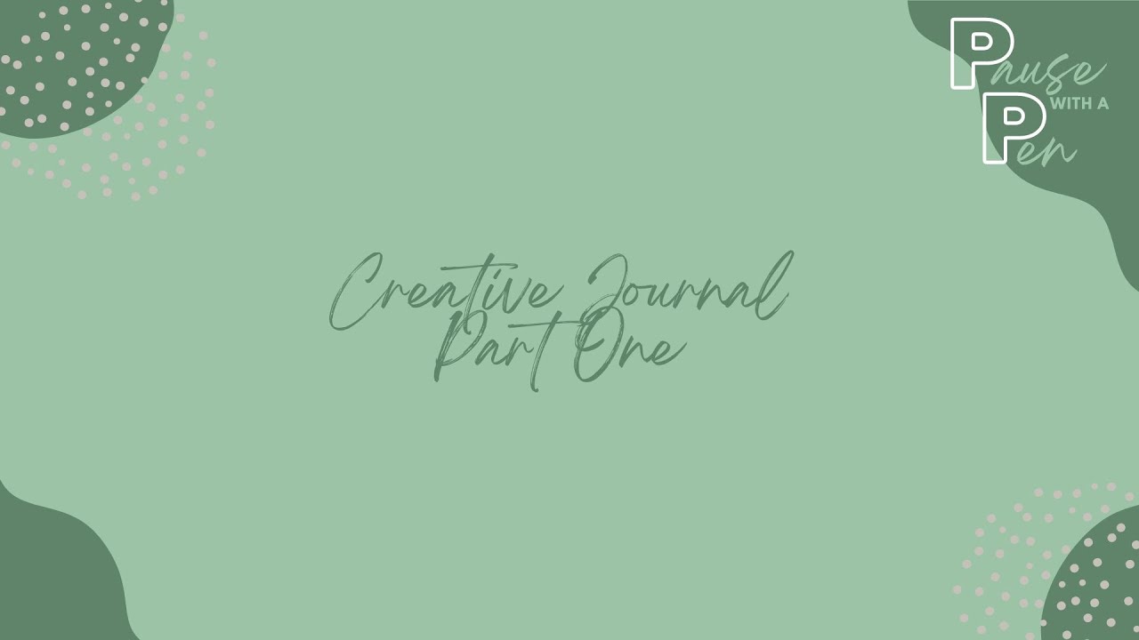 Creative Journal With Me