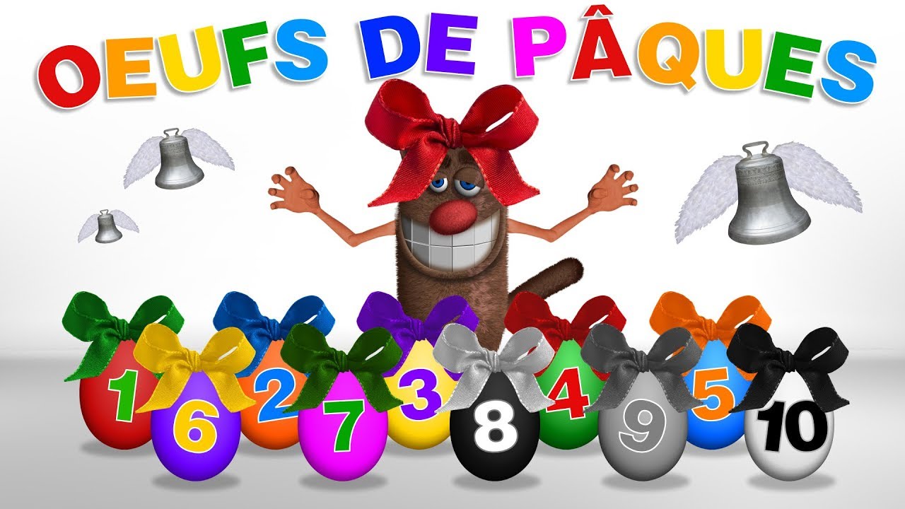 Foufou - Chiffres/Couleurs avec Oeufs de Pâques (Learn Numbers/Colors with Easter Eggs for kids) 4k