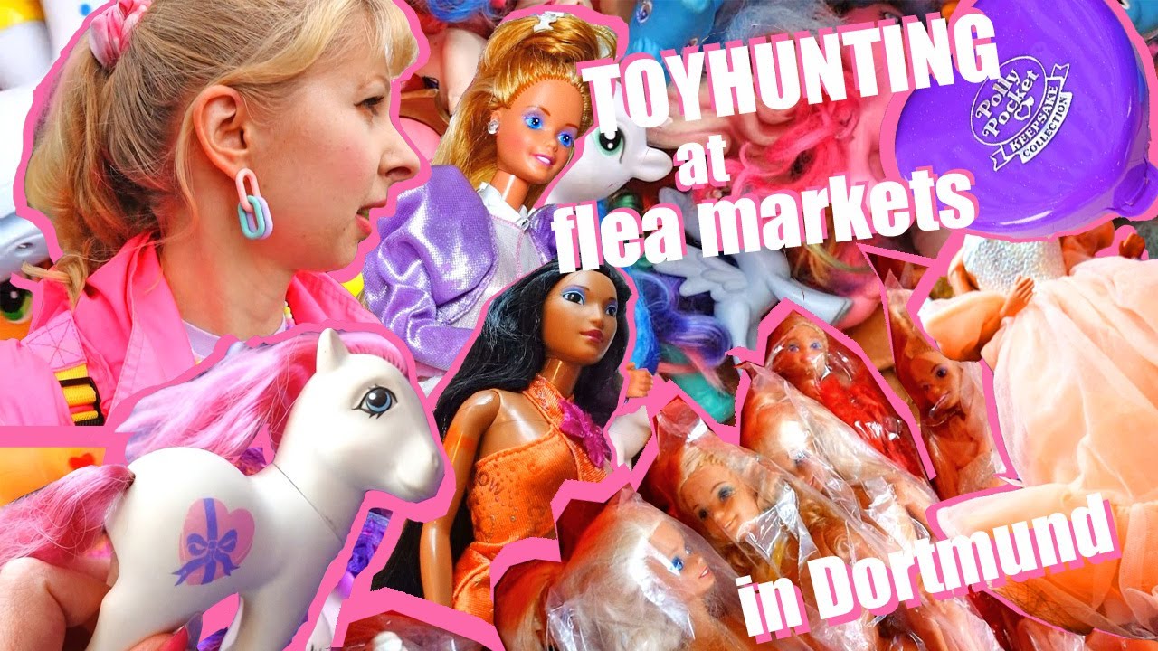 Vintage DOLL & TOYHUNTING at flea markets in Dortmund- My Little Pony, 80s 90s Barbie, Polly Pocket
